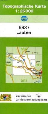 Topographische Karte Bayern Laaber
