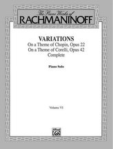 The Piano Works of Rachmaninoff, Volume VI