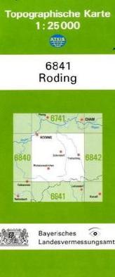 Topographische Karte Bayern Roding