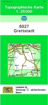 Topographische Karte Bayern Grettstadt