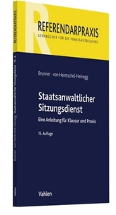 Staatsanwaltlicher Sitzungsdienst