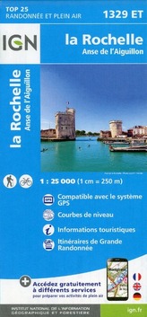 IGN Karte, Carte de randonnée (et plein air) La Rochelle