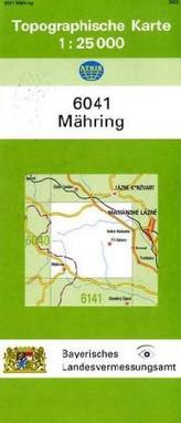 Topographische Karte Bayern Mähring