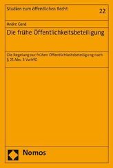 Die frühe Öffentlichkeitsbeteiligung