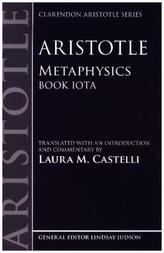 Aristotle: Metaphysics, Book Iota