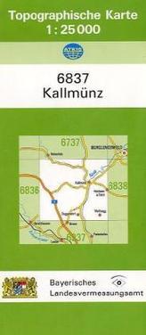 Topographische Karte Bayern Kallmünz