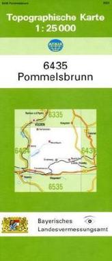 Topographische Karte Bayern Pommelsbrunn