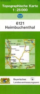 Topographische Karte Bayern Heimbuchenthal