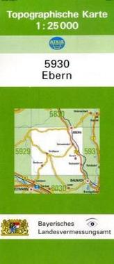 Topographische Karte Bayern Ebern