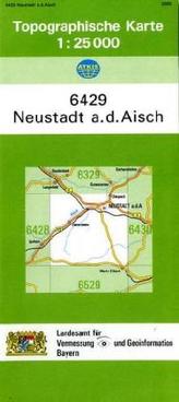Topographische Karte Bayern Neustadt a. d. Aisch