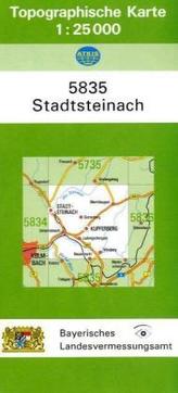 Topographische Karte Bayern Stadtsteinach