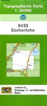 Topographische Karte Bayern Eschenlohe