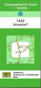 Topographische Karte Bayern Arnstorf
