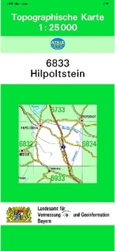 Topographische Karte Bayern Hilpoltstein