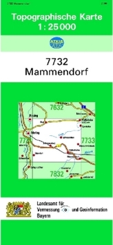 Topographische Karte Bayern Mammendorf