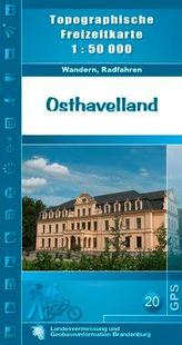 Topographische Karte Brandenburg Osthavelland