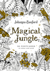 Magical Jungle - 36 Postcards to Colour and Send