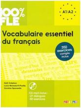 100% FLE - Vocabulaire essentiel du français A1/A2, m. MP3-CD