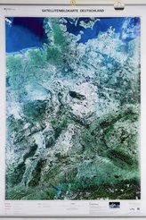 Satellitenbildkarte Deutschland 1 : 750 000, Planokarte
