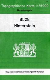 Topographische Karte Bayern Hinterstein
