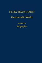 Felix Hausdorff - Gesammelte Werke Band IB
