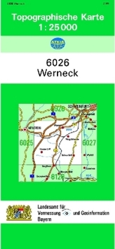 Topographische Karte Bayern Werneck