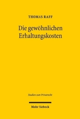 Die gewöhnlichen Erhaltungskosten
