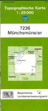 Topographische Karte Bayern Münchsmünster