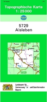 Topographische Karte Bayern Alsleben