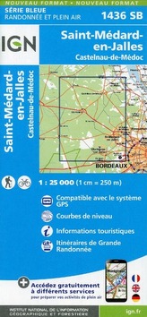 IGN Karte, Serie Bleue Saint-Medard