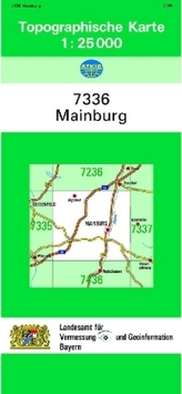 Topographische Karte Bayern Mainburg