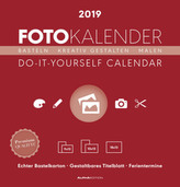 Foto-Bastelkalender rot 2019