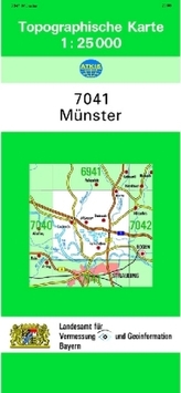Topographische Karte Bayern Münster