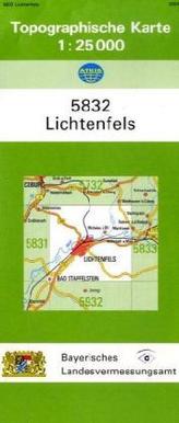 Topographische Karte Bayern Lichtenfels