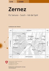 Landeskarte der Schweiz Zernez
