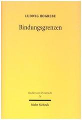 Bindungsgrenzen