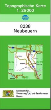 Topographische Karte Bayern Neubeuern
