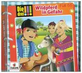 Die drei !!! 55: Wildpferd in Gefahr, 1 Audio-CD