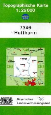 Topographische Karte Bayern Hutthurm