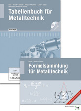 Tabellenbuch für Metalltechnik und Formelsammlung für Metalltechnik, 2 Bde.