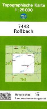 Topographische Karte Bayern Roßbach