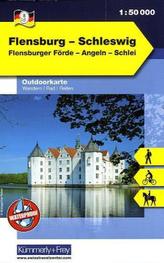 Kümmerly & Frey Outdoorkarte Flensburg - Schleswig