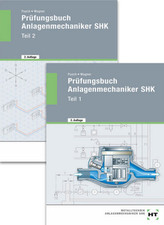 Prüfungsbuch Anlagenmechaniker SHK, 2 Bde.. Tl.1/2