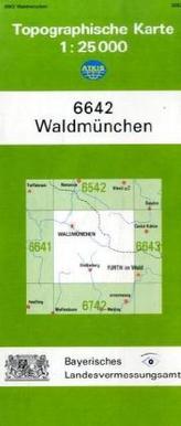 Topographische Karte Bayern Waldmünchen