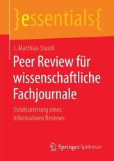 Peer Review für wissenschaftliche Fachjournale