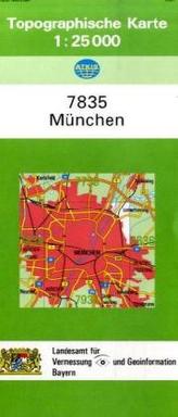 Topographische Karte Bayern München