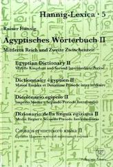 Ägyptisches Wörterbuch, 2 Tle.. Bd.2