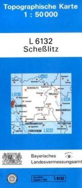 Topographische Karte Bayern Scheßlitz