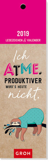 Ich atme. Produktiver wird's heute nicht. 2019