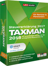 Taxman 2018 für Rentner & Pensionäre, 1 DVD-ROM